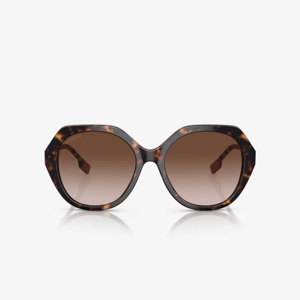 Burberry Sunglass B4375 in Dark Havana Brown